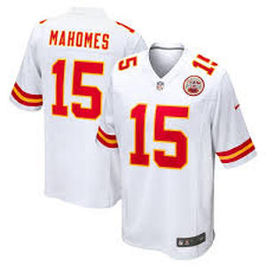 lot 58281 image: Nike Kansas City Chiefs Patrick Mahomes white jersey