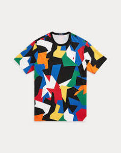 lot 58296 image: Polo Ralph Lauren Abstract-Print Jersey T-Shirt - XXL