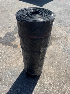 lot 60 image: 3 x 25 Mesh & Metal Wire Fence Barrier - see images