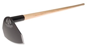 lot 58 image: Rogue Hoe 7 Inch Wide Blade Heavy Duty Garden Cultivator Field Cotton Hoe Tool Retails $111