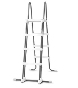 lot 50 image: Deluxe Pool Ladder with Removable Steps for Intex Pools with Wall Height of 48 Inch