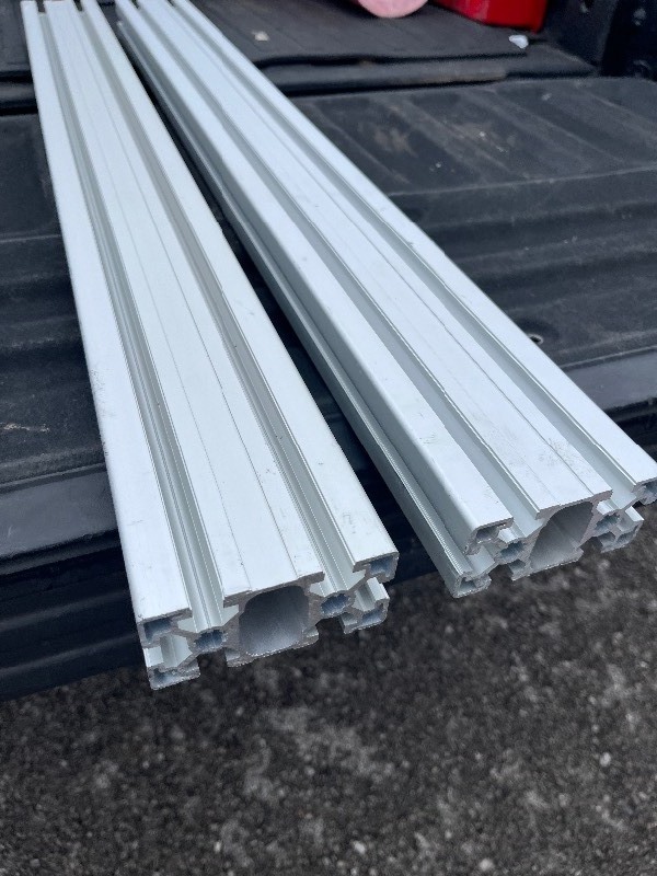 lot 106 image: 2 Pieces of Aluminum Stock � x 2 � x 3