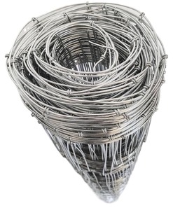 lot 34 image: Cattle Panel for Deer Fence, Goat Fence, Cattle Fence - 5ft x 50ft 14Gauge Galvanized Steel Wire Panels for Horses, Deer Control and Large Livestock, Field Fence Roll, Farm Yard Barrier