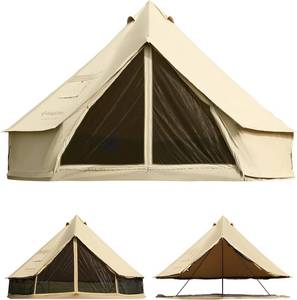 lot 6400 image: $700 KingCamp Glamping Tent for 4 Seasons, Waterproof Bell Yurt