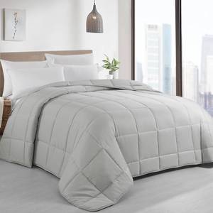 lot 6425 image: $58 HOMBYS King Comforter 98x108, Down-Alternative Duvet, Corner Tabs