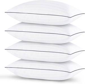 lot 6446 image: GOHOME King Size Pillows 3-Pack - Cooling Hotel Pillows