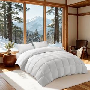 lot 6470 image: $100 Canadian Goose Down Comforter Twin, 75% Down, 850, 1200TC Cotton
