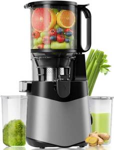 lot 6541 image: $118 Cold Press Juicer, 5.8 Feed Chute, 400W Slow Masticating