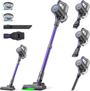 lot 6582 image: $100 Suirviz Cordless Vacuum Cleaner 40KPa500W, 35Mins, Purple