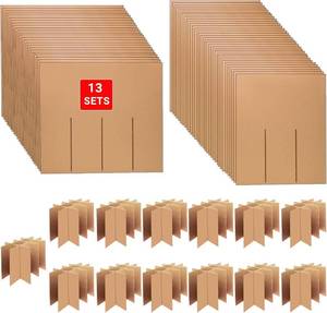 lot 6596 image: 13-Set Moving Box Glasses Divider Kits Cardboard Dividers