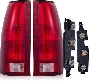 lot 6614 image: $47 Tail Lights for ChevyGMC 1988-2000 CK - Pair wCircuit Board
