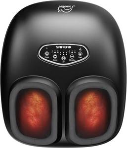 lot 6615 image: $66 Snailax Shiatsu Foot Massager with Heat, Deep Kneading, Vibration