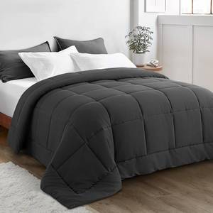 lot 6620 image: Oversized King Comforter 128x120 - All Seasons Down Alternative
