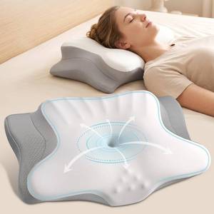 lot 6622 image: Ylekto Cervical Neck Pillow for Pain Relief Ergonomic Memory Foam