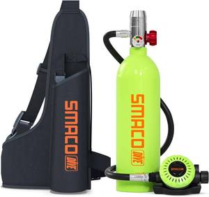 lot 6629 image: $200 SMACO Mini Scuba Tank 1L Portable Diving Tank for Snorkeling