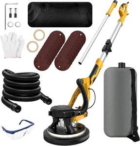 lot 6653 image: $89 1250W Drywall Sander with Vacuum Dust Collector, 800-1800RPM