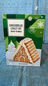 lot 2054 image: Gingerbread Chalet Kit Ready to Build 28 count