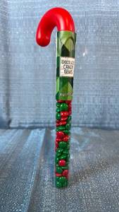 lot 2066 image: Christmas Candy Cane Filled with Chocolate Gems 16 count