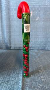 lot 2071 image: Christmas Candy Cane Chocolate Gems 12 count