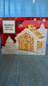 lot 2081 image: Gingerbread House Kit Ready to Build 11 count
