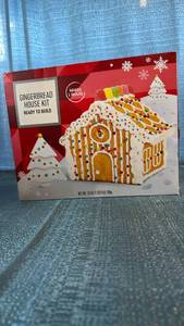 lot 2082 image: Gingerbread House Kit Ready to Build 9 count