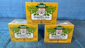 lot 2105 image: Tadin Moringa Tea Herbal Tea Boxes Set of 3