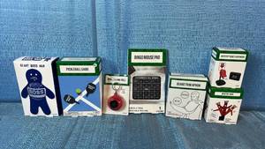 lot 2158 image: Office Novelty Gift Bundle - Boss Stress Toy and Pickleball Game Set