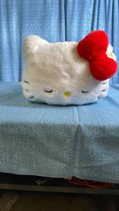 lot 3024 image: Hello Kitty 18 Inch Sleeping Plush Toy