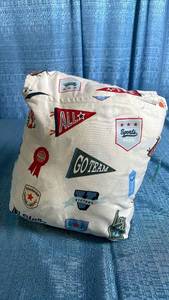 lot 3064 image: Sports Themed Full Sheet Set with Fitted Sheet and Pillowcases