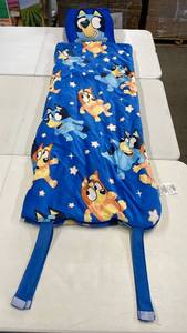 lot 3080 image: Bluey Serenity Slumber Bag with Built-in Pillow