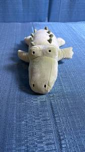 lot 8012 image: Pillowfort Brand Weighted Plush Alligator Stuffed Animal Toy