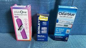 lot 8086 image: Adult Health and Wellness Bundle - Personal Care Items and Pregnancy Test Kit