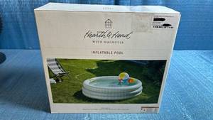 lot 8101 image: Hearth & Hand with Magnolia Inflatable Pool