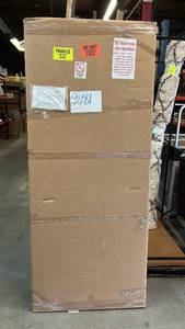 lot 8117 image: Paneled Solid Manufactured Wood Avon Standard Door