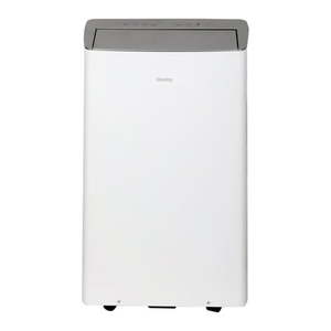 lot 16878 image: Danby 10 000 BTU (12 000 BTU ASHRAE) 3-in-1 Portable Air Conditioner in White with WiFi and Inverter Compressor for Rooms up to 500 sq. ft. - Retail $380