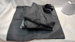lot 14 image: Black Cloths (3) & Placemats (5)