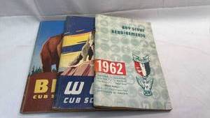 lot 24 image: Boy Scout and Cub Scout Handbooks Collection 1962