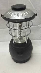 lot 51 image: Battery Powered LED Camping Lantern with Glass Globe