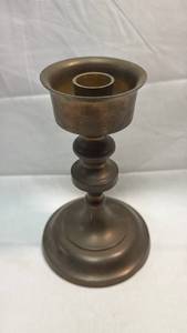 lot 62 image: Solid Brass Candlestick Holder Made in India