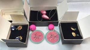 lot 65 image: Novelty Earrings Collection with Gift Boxes