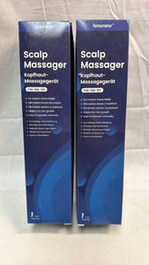 lot 67 image: Femometer Scalp Massager FM-SM-101 Wire Head Massage Device Set of 2