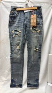 lot 121 image: Grindhouse Denim Distressed Blue Jeans Size 3232