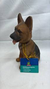 lot 135 image: German Shepherd Dog Bobblehead Figurine with Moving Head