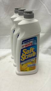 lot 165 image: Soft Scrub All Purpose Cleanser 3-Pack