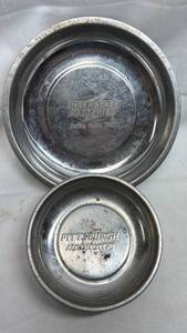 lot 167 image: Interstate Batteries and Pittsburgh Automotive Chrome Bowl Set