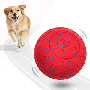 lot 12312 image: Fsitego Dog Balls Interactive Dog Ball Auto Rolling - Interactive Dog Toys for Aggressive Chewers - Bouncy & Throwable, Type-C Rechargeable, Washable, for Small & Medium & Large Dogs   Red