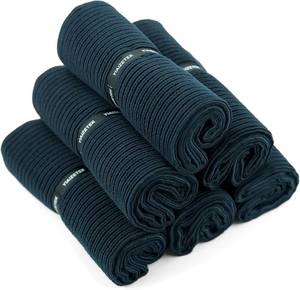 lot 12330 image: Microfiber Gym Towels with Snap Straps, Yoga Towel for Home and Gym, 16 Inch x 28 Inch, 6 Pack (Black, 16 x 28)