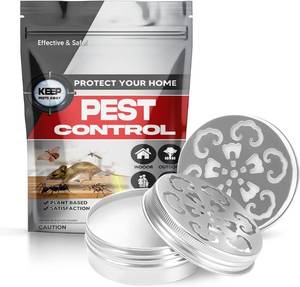 lot 12361 image: Pest Control, Mouse Repellents, Mice Repellent Indoor, Rodent Repellent, Rat Repellent Indoor&Outdoor Pest Repeller Repels Silverfish, Spiders, Roaches, Ants, Moths, Squirrels, & Other Pests -2P