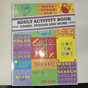 lot 12893 image: Adult Activity Book An Adult Activity Book Featuring Coloring, Sudoku, Word Search And Dot-To-Dot