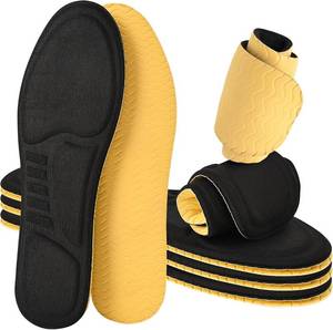 lot 12957 image: XINIFOOT 3 Pairs Anti Odour Shoe Insoles for Men and Women, Replacement Insoles for Work Boots Running Shoes, Cushion Shock Absorbing for Foot Pain Relief, Comfort Breathable Inner Soles